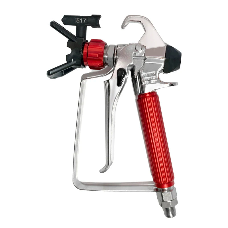 Airless Paint Spray Gun with 517 Nozzle & Hand-Twist Protective Cover