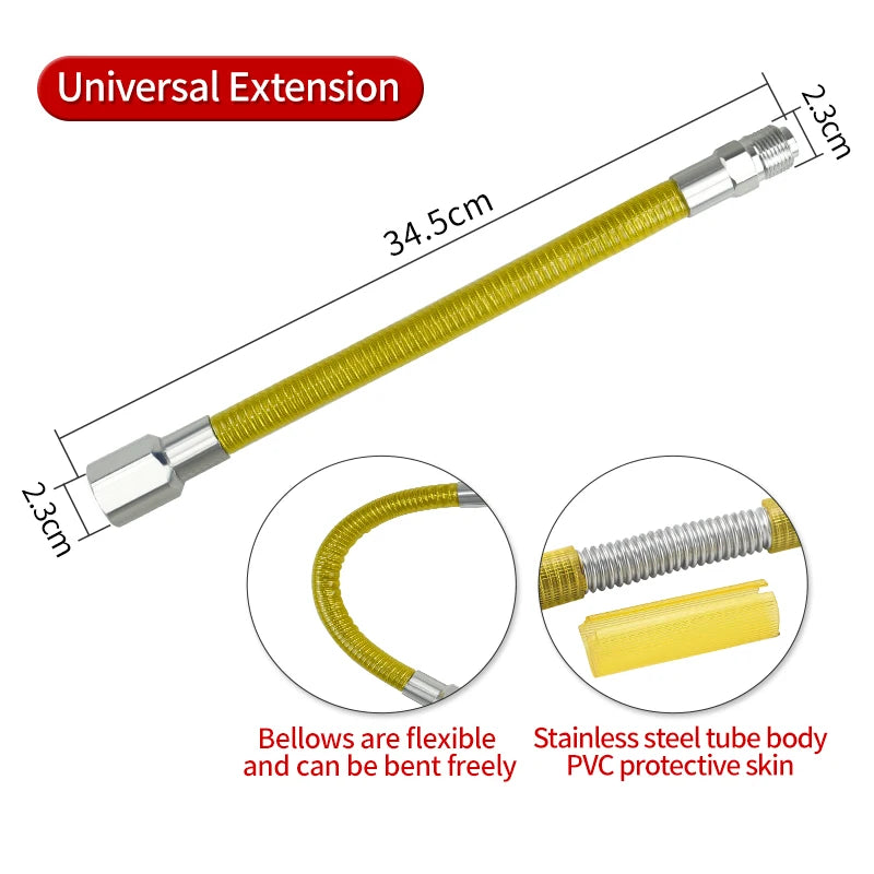 34.5 cm flexible extension – Flexible Airless Sprayer Extension Wand