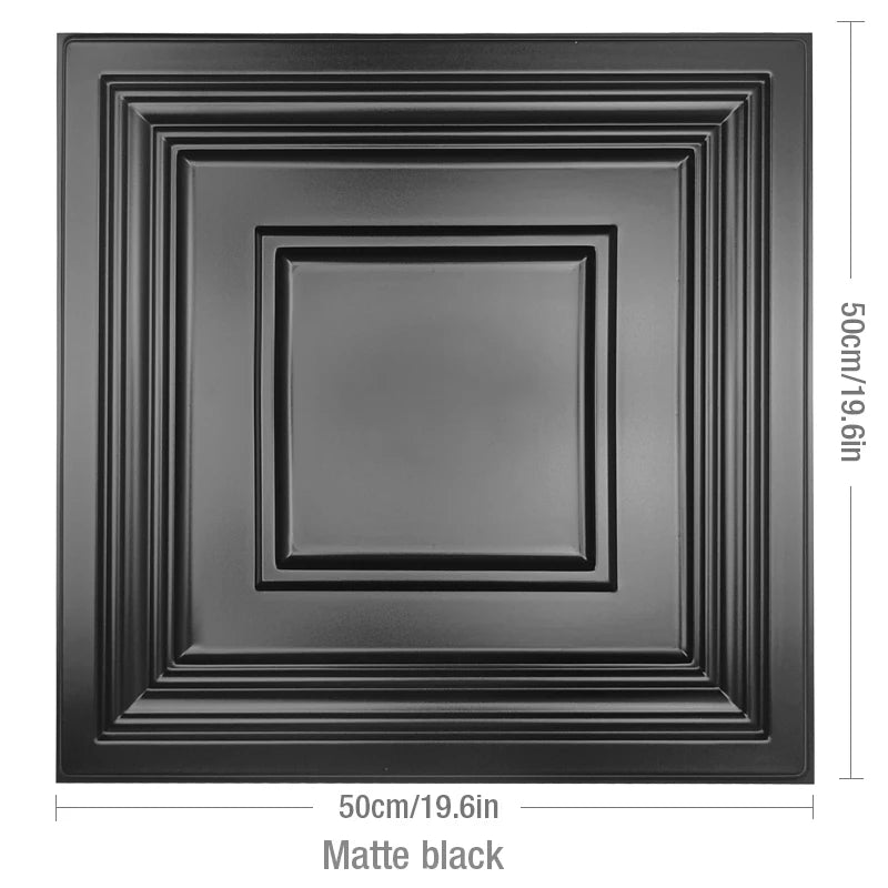 3D Wave Stripe PVC Wall Panel Pack of 4 19.6x19.6in Modern Style