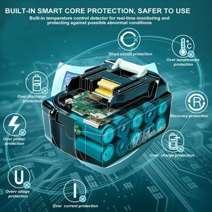 18V Lithium-ion Replacement Battery for Cordless Power Tools