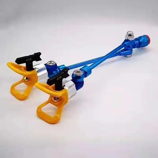 Airless Sprayer Dual Head Extension Rod with Adjustable Spraying Direction