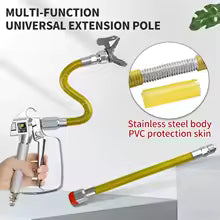 Airless Paint Sprayer Extension Rod Flexible Spray Pole Wand