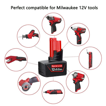 12V Lithium-ion Replacement Battery for M12 Cordless Power Tools
