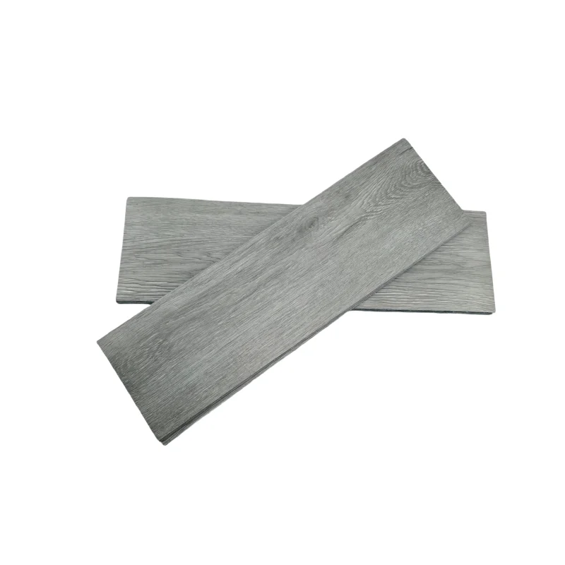 10-Pack Self-Adhesive PVC Floor Stickers 15.75x5.98in Wood Grain Waterproof