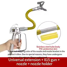 Extension with spray gun set – Flexible Airless Sprayer Extension Wand