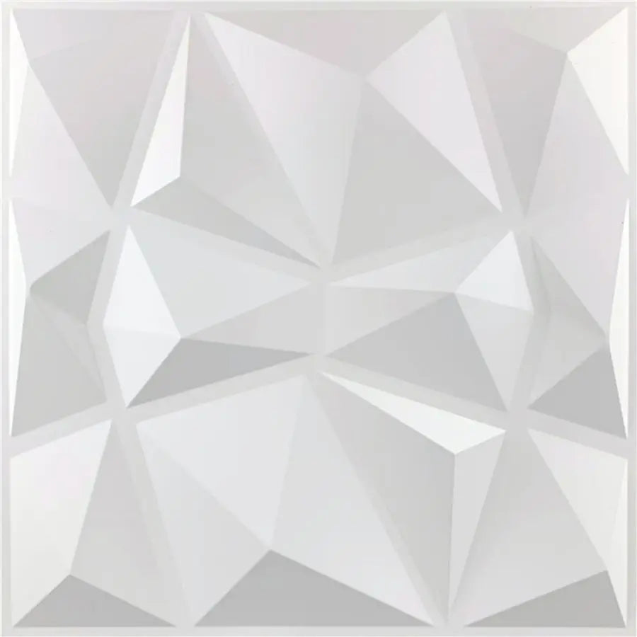 3D Textured PVC Wall Panels 12-20 Pack 11.81x11.81in Modern Style