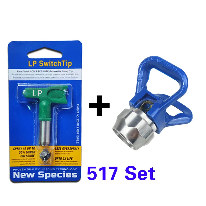 Airless Paint Spray Gun with 7/8 in Nozzle Guard for LP 1-6 Series Tips