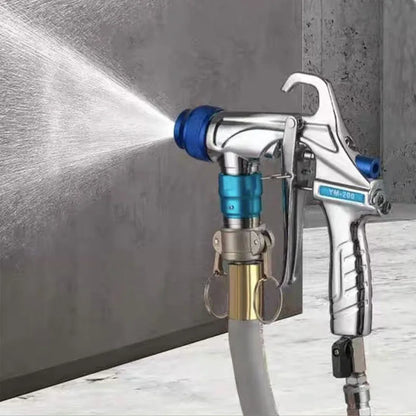 Spraying textured coating on a wall – 2.8kW Real Stone & Putty Sprayer, Brushless Motor