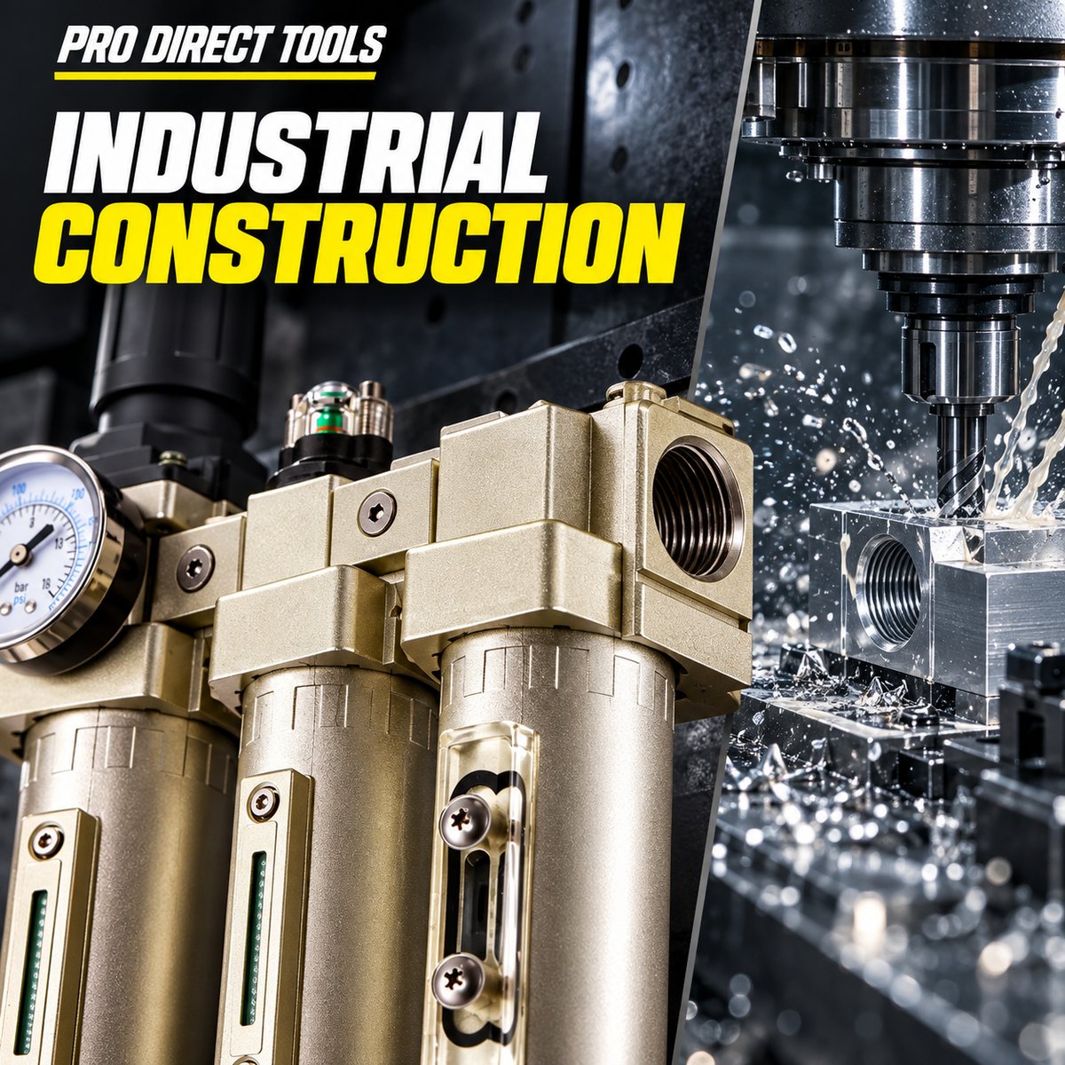 Industrial construction – AirPure 3 Three-Stage Compressed Air Filter & Dryer