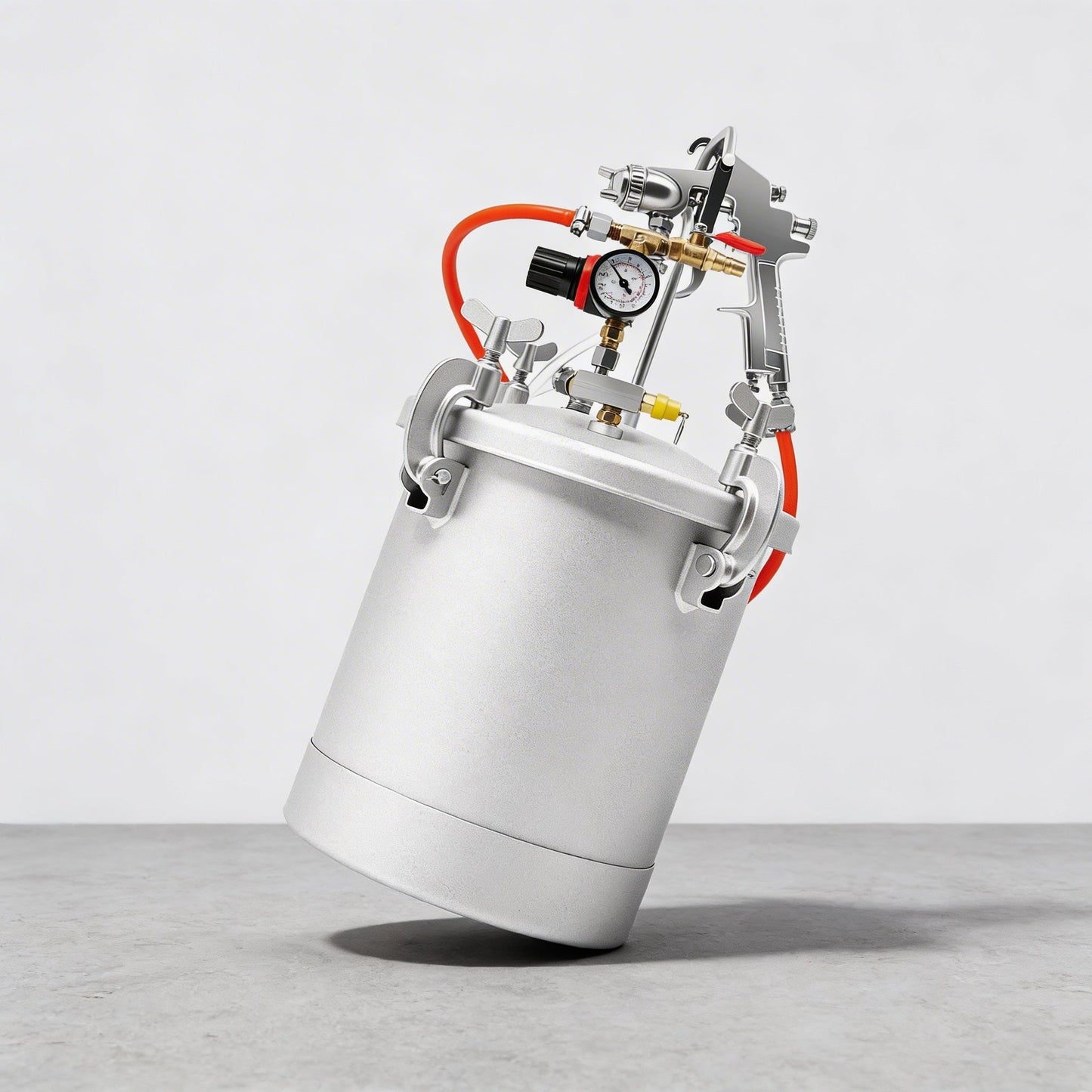 10L Pneumatic Paint Pressure Tank with Professional Spray Gun Kit