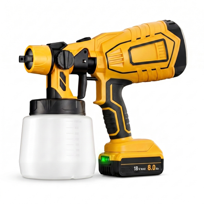 Dewalt Compatible Pro Paint Sprayer + Battery Power Bundle & Accessories