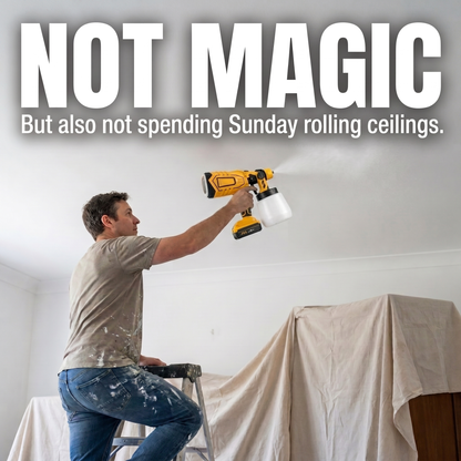 Dewalt Compatible Pro Paint Sprayer + Battery Power Bundle & Accessories