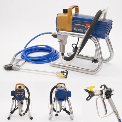 220V Pro Airless Paint Sprayer – 1500W for Interior and Exterior Use