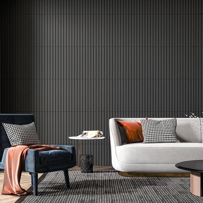 3D PVC Wall Panels 30-Pack 11.8x11.8in Modern Style Fireproof Waterproof