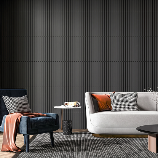 3D PVC Wall Panels 30-Pack 11.8x11.8in Modern Style Fireproof Waterproof