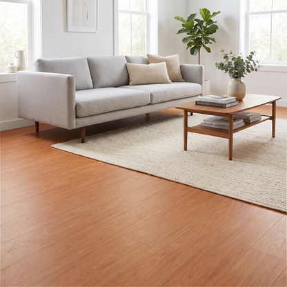 10-Pack Self-Adhesive PVC Floor Stickers 15.75x5.98in Wood Grain Waterproof