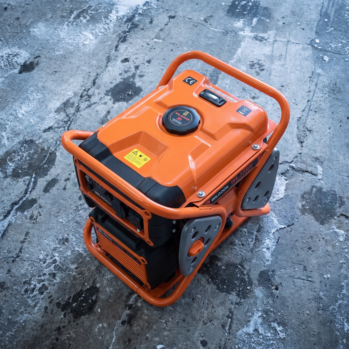 Generator, top view – 3200W Open-Frame Petrol Generator, 210cc