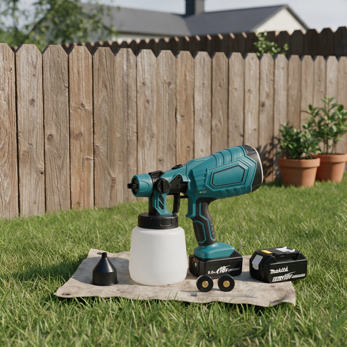 Makita Compatible 18v Cordless Paint Sprayer