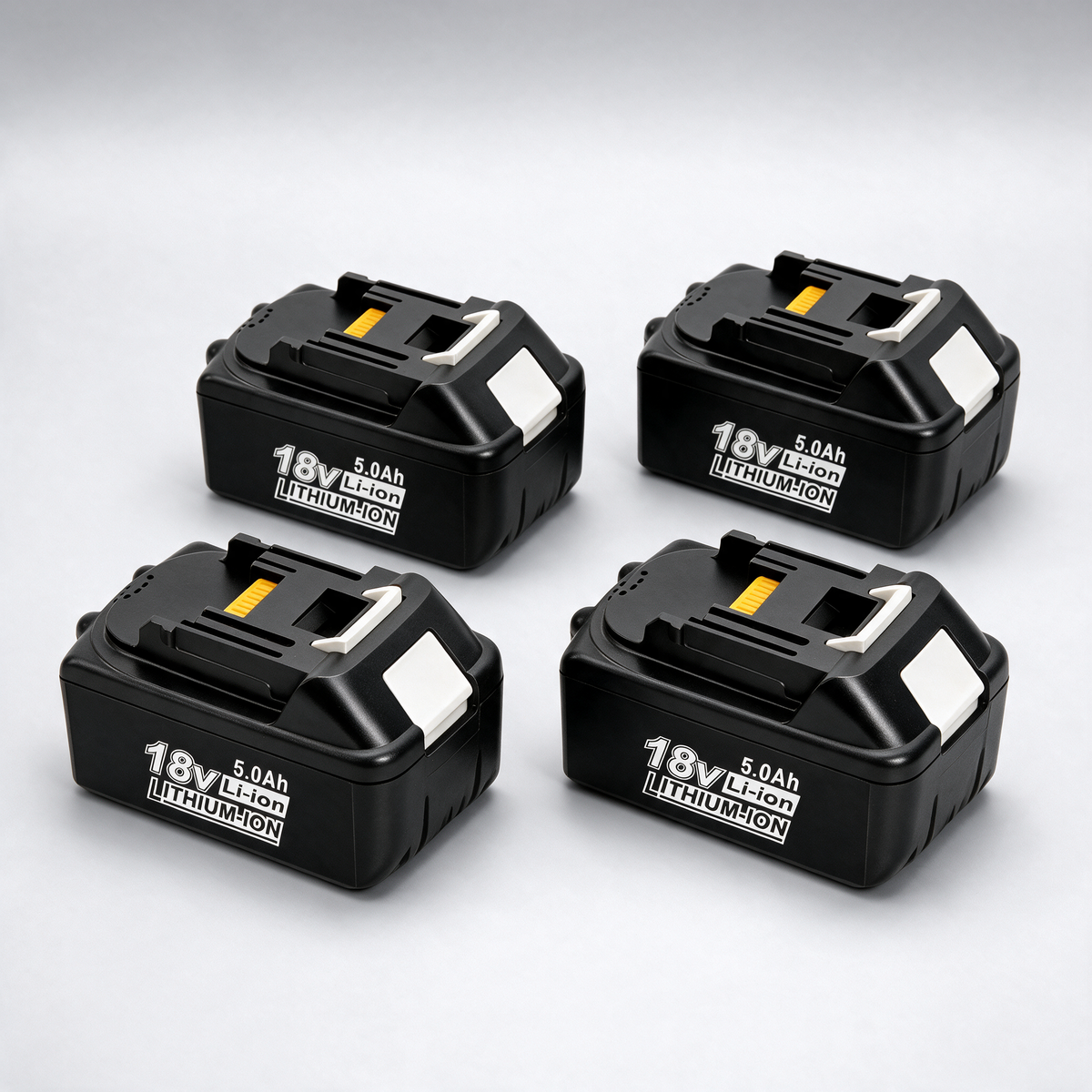 Makita Compatible 18V Lithium-ion Replacement Battery 5ah 4 Pack