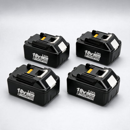 Makita Compatible 18V Lithium-ion Replacement Battery 5ah 4 Pack