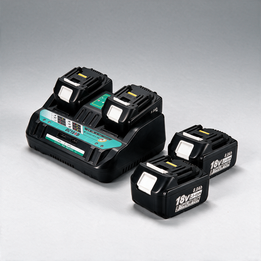 Makita Compatible 18V Replacement Battery for BL1860 BL1850B BL1840 BL1830 Power Tools 4 Pack