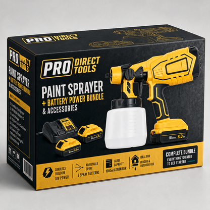 Paint sprayer bundle box – DeWalt-compatible