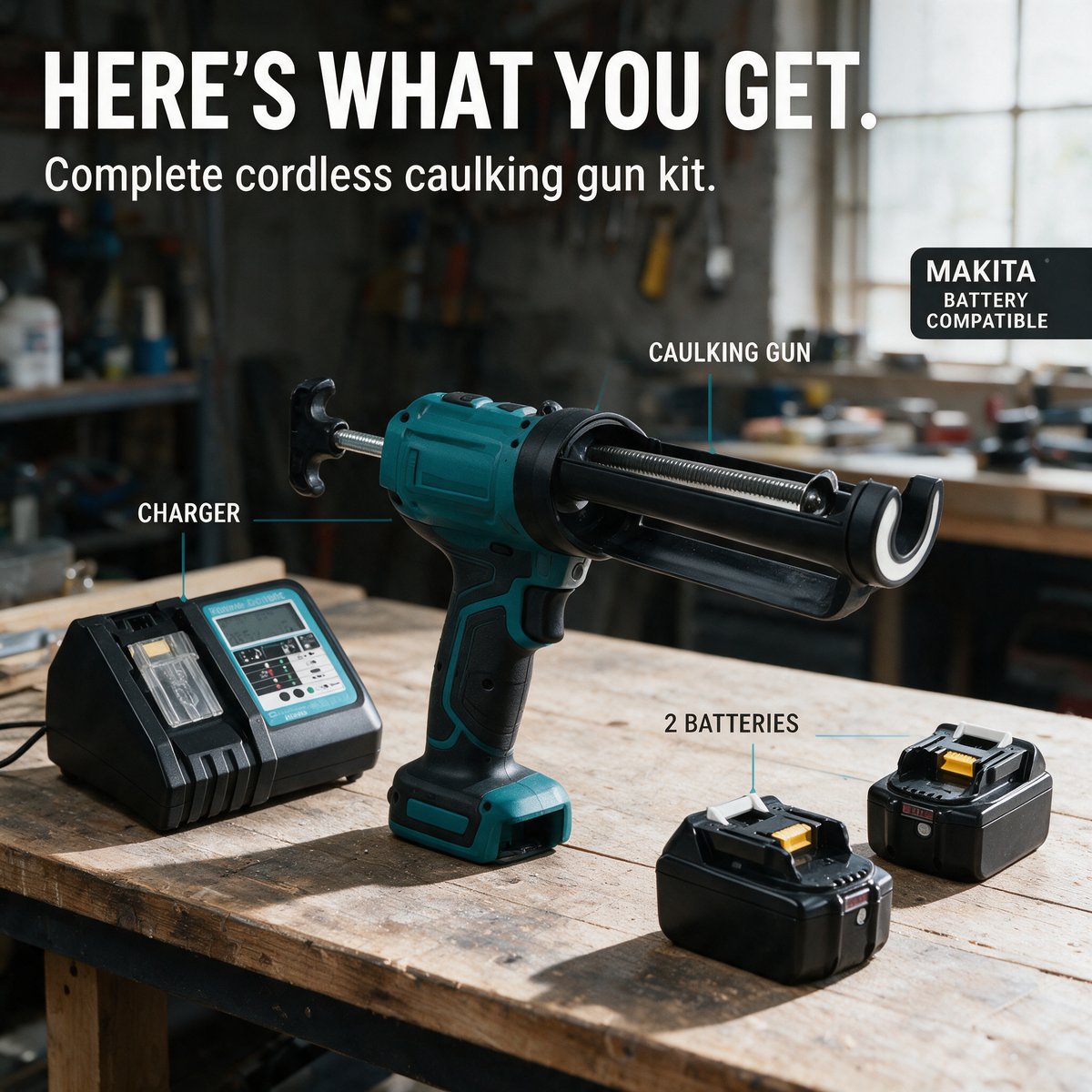 What you get in the kit – Makita-compatible