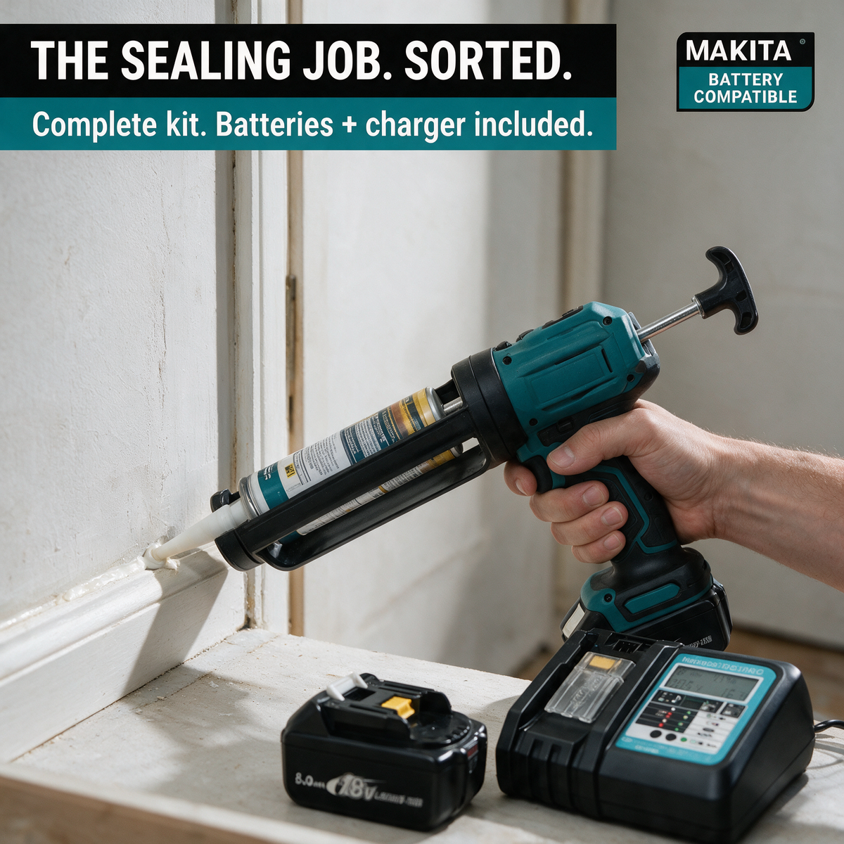 Applying sealant – Makita-compatible