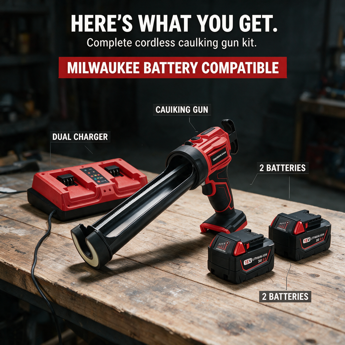 What you get – Milwaukee-compatible