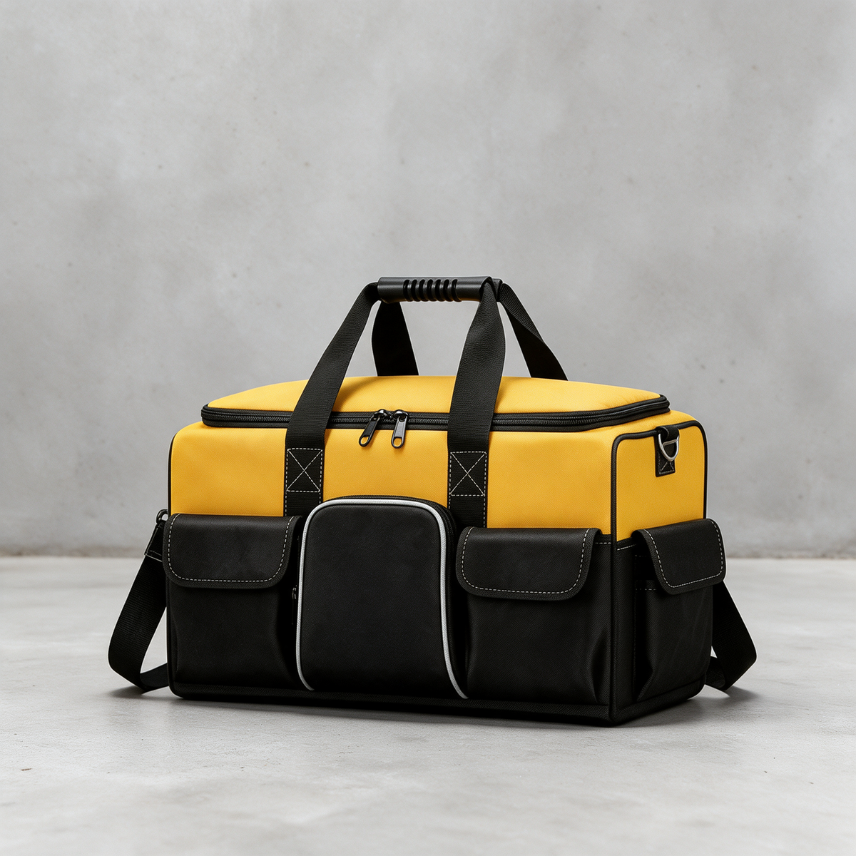 Wide mouth tool bag – Wide Mouth Tool Bag with Moulded Base, 16in/20in