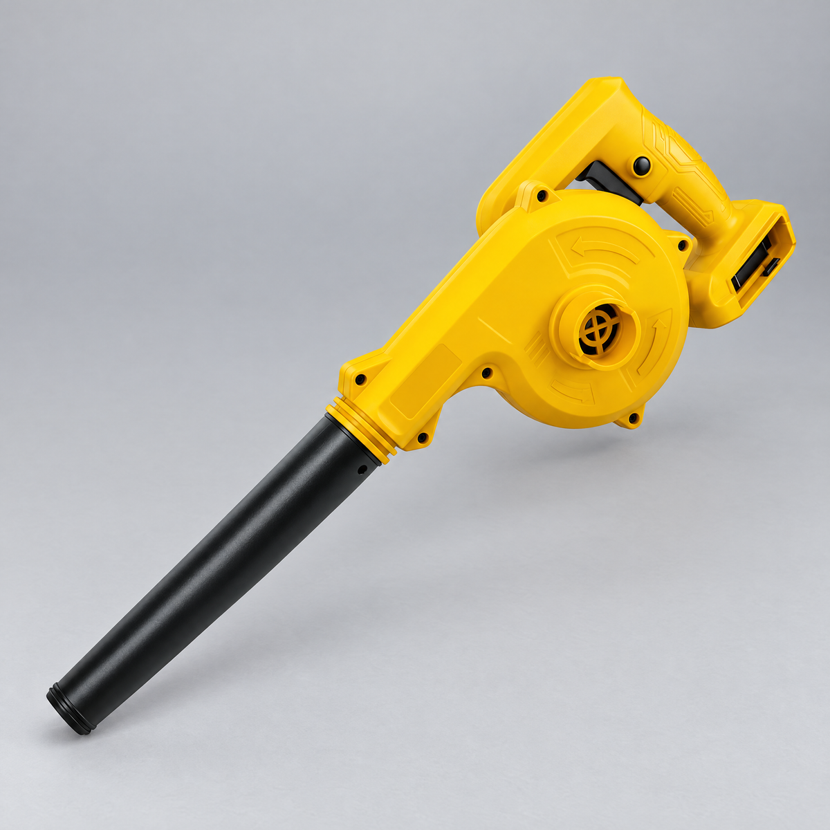 Yellow cordless blower – DeWalt-compatible