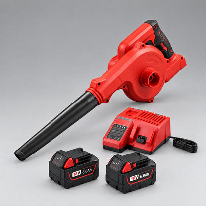 Milwaukee Compatible 2-in-1 Cordless Leaf Blower & Vacuum – 2-battery kit with charger