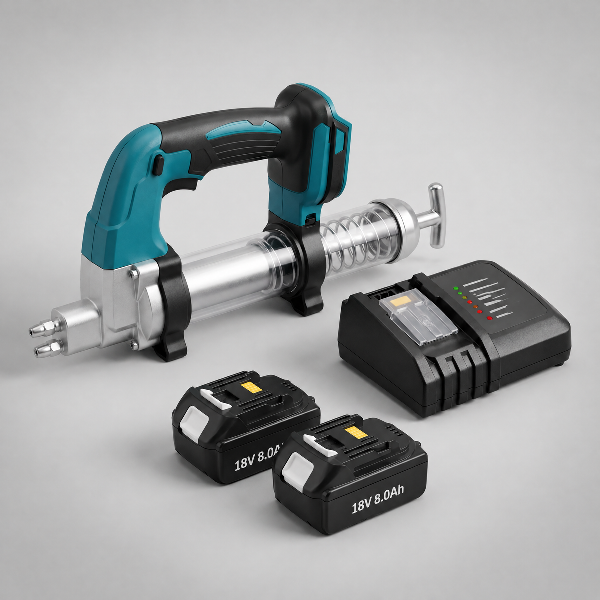 Grease Gun with 2 batteries and charger – Makita-compatible