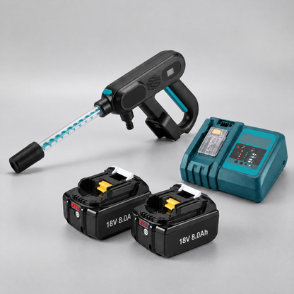 Pressure Washer Gun with 2 batteries and charger – Makita-compatible