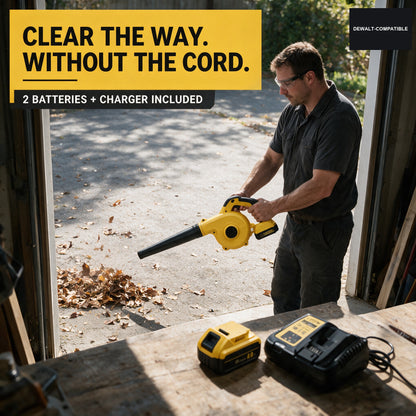 Clearing a garage doorway – DeWalt-compatible