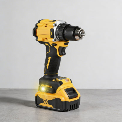Drill driver with battery – DeWalt-compatible