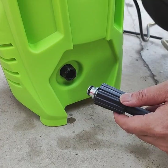 2300W Electric Pressure Washer 2050PSI 1.6GPM with Adjustable Nozzle and Detergent Tank