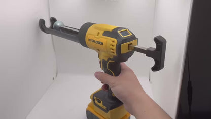 Video: DeWalt-Compatible Caulking Gun Kit, 2 Batteries + Charger