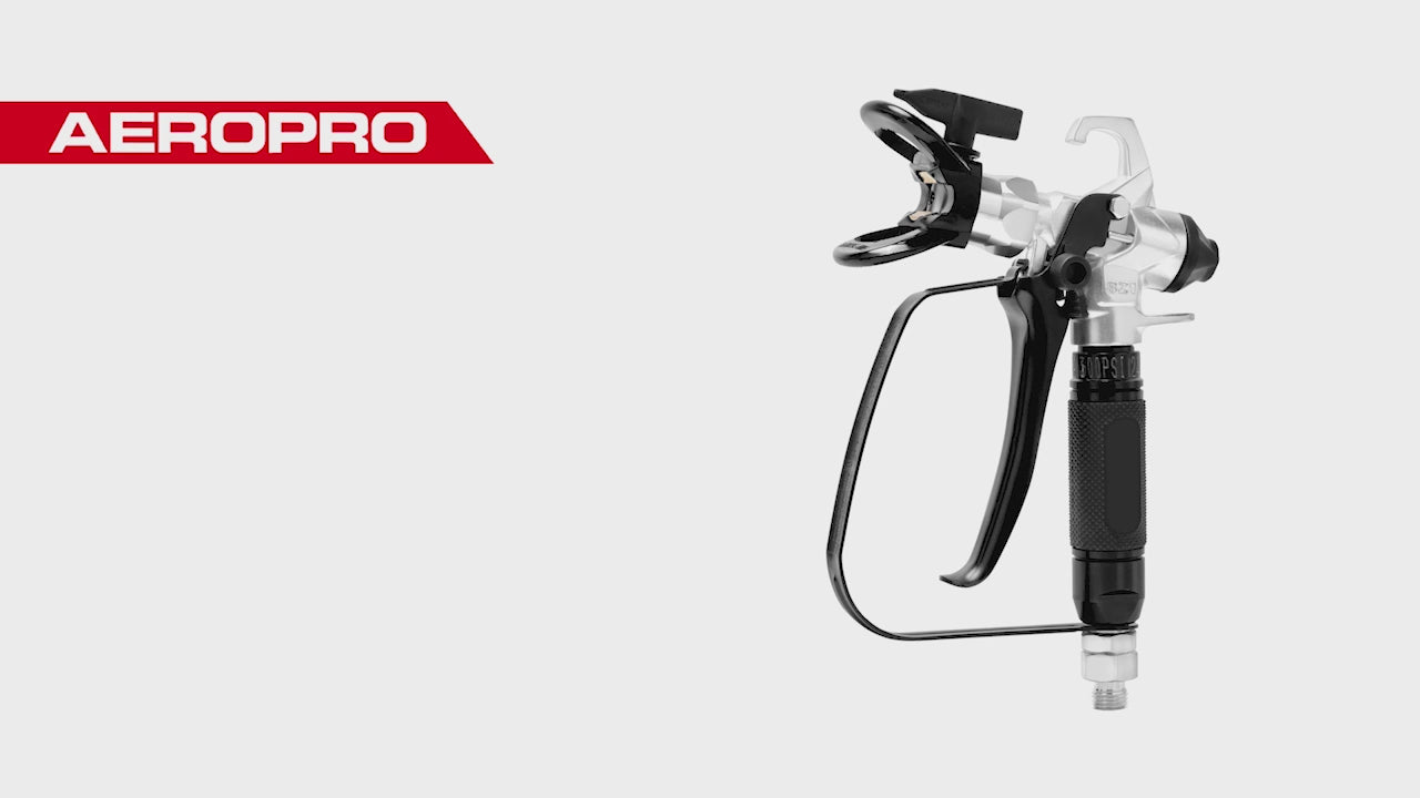Video: Steel Airless Spray Gun with Swivel, 517 Tip