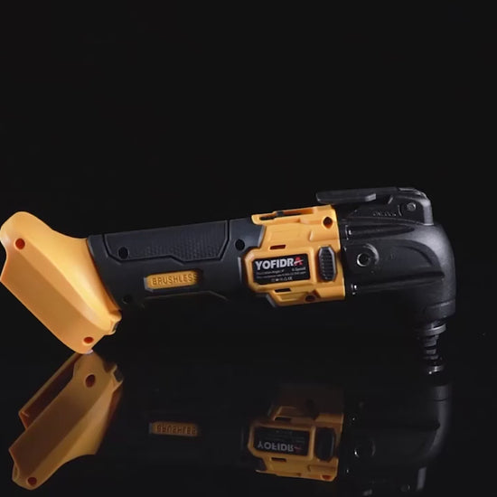 Brushless Cordless Oscillating Multi-Tool 6-Speed 8500-20000 OPM Quick-Change 23-Piece Kit for DeWalt 20V Battery
