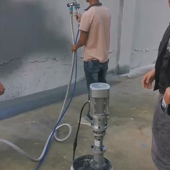 Video: 2.8kW Real Stone & Putty Sprayer, Brushless Motor