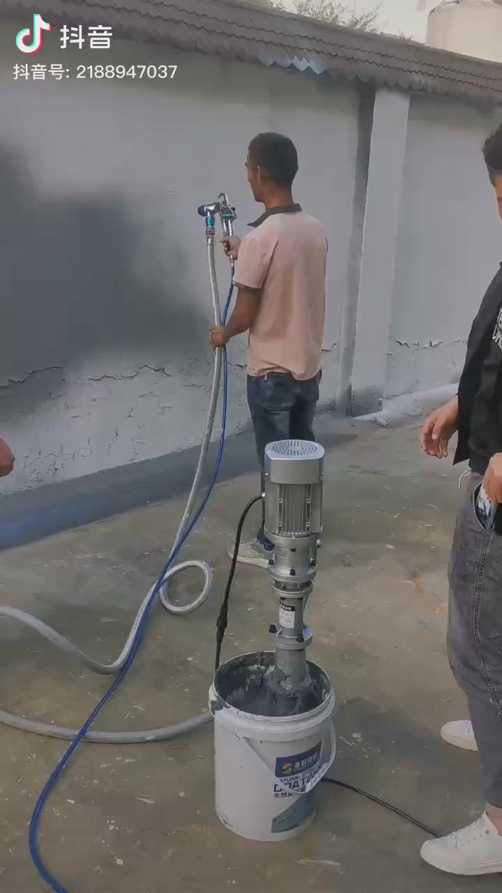 Video: 2.8kW Real Stone & Putty Sprayer, Brushless Motor