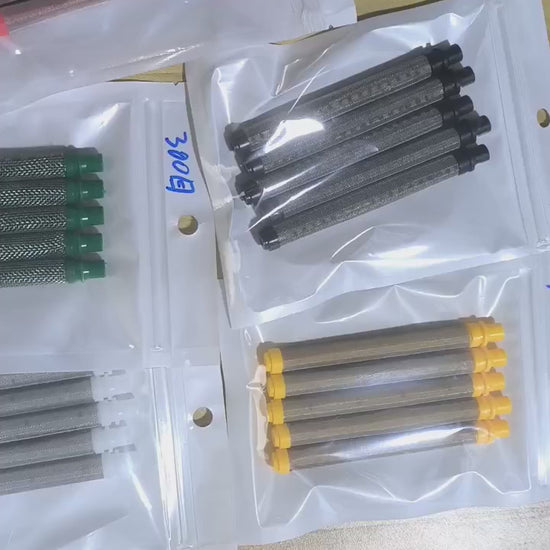 Video: Airless Spray Gun Filters 30–200 Mesh, 5-Pack
