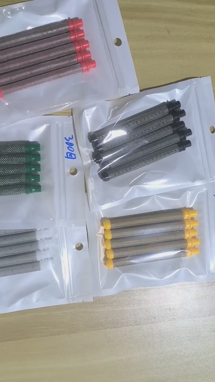 Video: Airless Spray Gun Filters 30–200 Mesh, 5-Pack